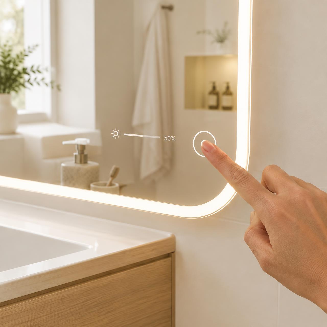 Espejo inteligente NAALA con Touch y atenuador